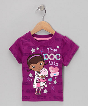 doc mcstuffins purple striped shirt