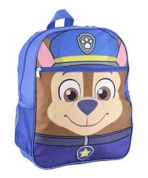 paw patrol chase plush backpack