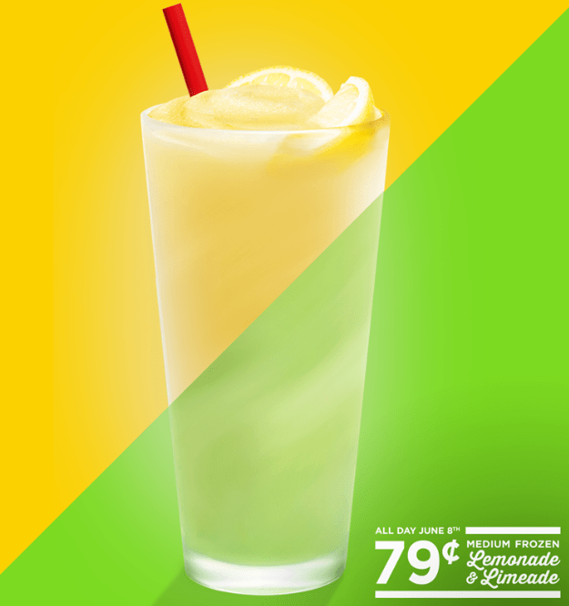 Sonic .79 Frozen Lemonade or Limeade Thrifty NW Mom