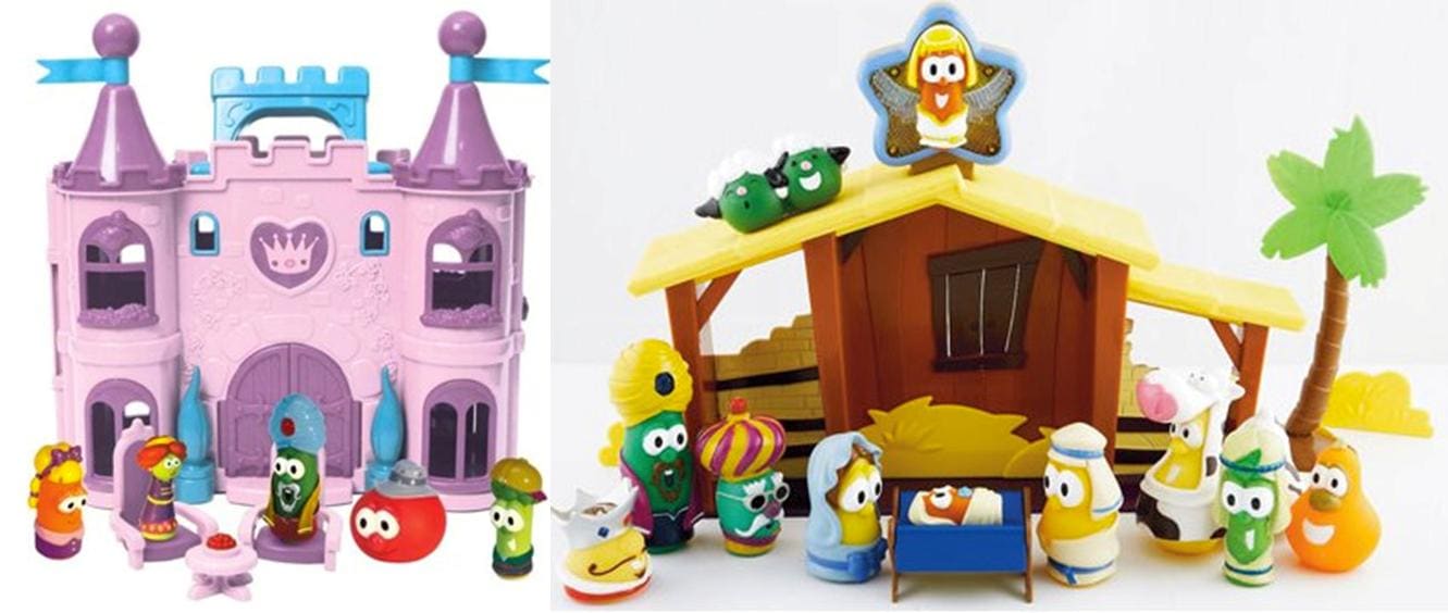 veggie tales playset