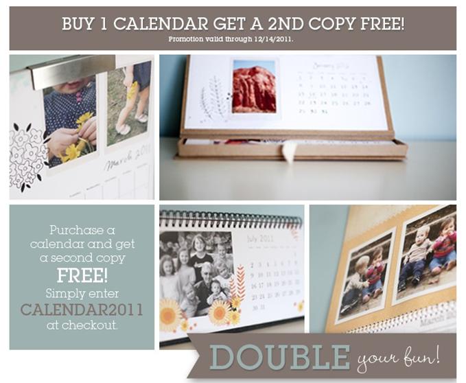 Buy One Get One FREE Calendars or 30 off Coupon Code from Paper