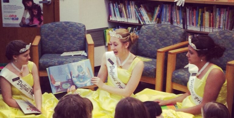 daffodil princess read with a princess event