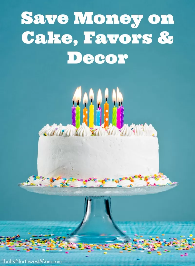 Parties for Less DIY Cake Favors & Decor