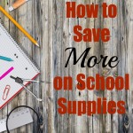 Back to School Shopping on a Budget