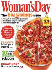 Womans Day Magazine – $4.99 For A One Year Subscription