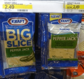 Kraft Big Slice Cheese Only $1.24