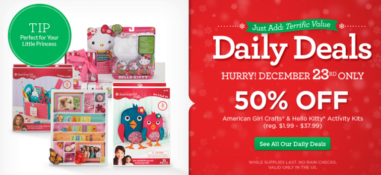 American Girl Crafts & Hello Kitty Activities at Michael’s!