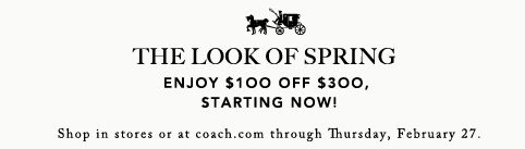 Coach Hand Bags - $100 off $300 Purchases - Thrifty NW Mom