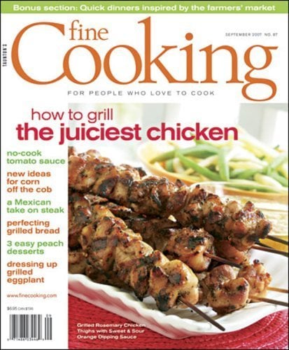 Fine Cooking Magazine – $7.50 For One Year Subscription