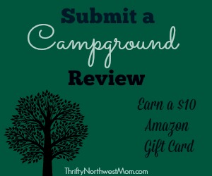 Submit a Campground Review Earn $10 Amazon Gift Card