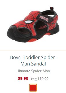 payless spider man shoes