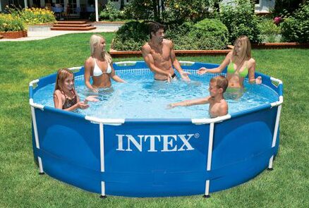 Intex Metal Frame Swimming Pool 10′ x 30″ Only $69!