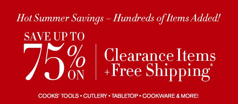 Williams Sonoma Clearance