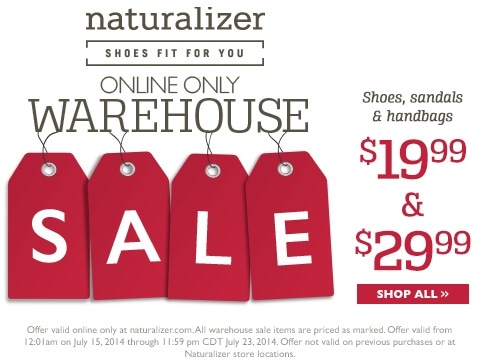 naturalizer warehouse