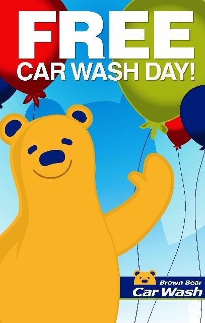 Free Car Wash at Brown Bear Car Wash (Puget Sound) – Aug. 24th!