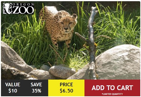 Oregon Zoo Discount – $8 After Handling Fee