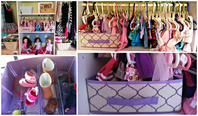 Making A Doll Clothes Closet With Dollar Store Items