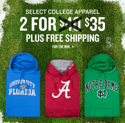 ncaa hoodies 2 for 35