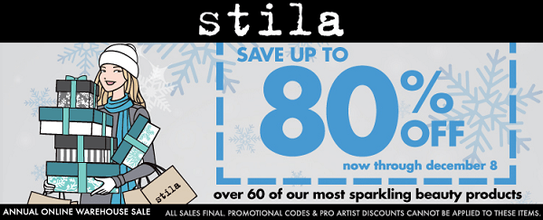 Stila Cosmetic Warehouse Sale Up To 80% OFF!