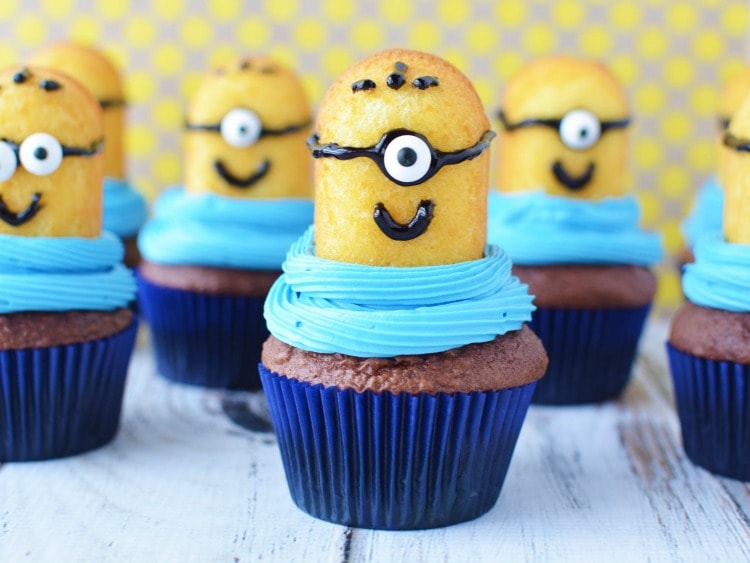 Minions Cupcake Toppers Despicable Me Cake Toppers - Etsy New Zealand