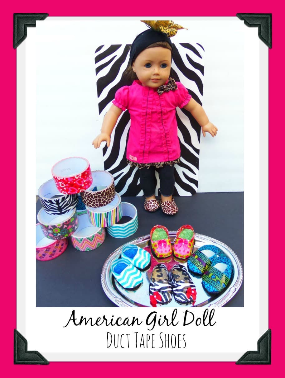 diy american girl doll shoes