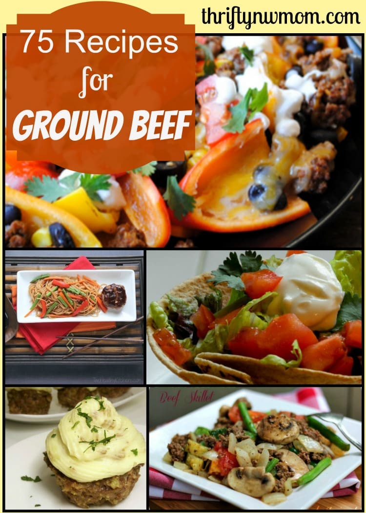 recipes for ground beef & healthy recipes for ground beef