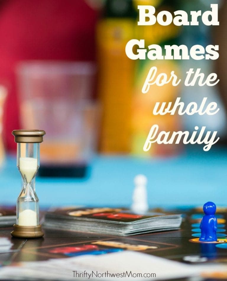 Board Games Holiday Gift Guide - Gifts for every age to enjoy! - Thrifty NW Mom