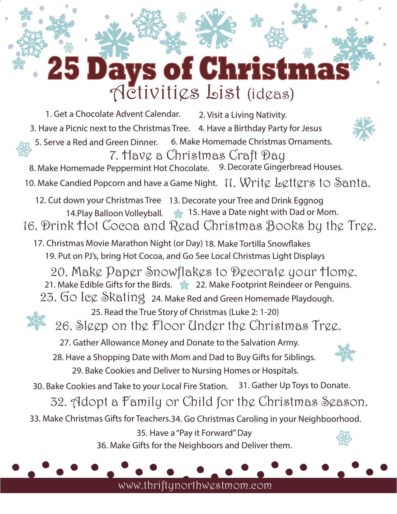 celebrating-the-25-days-of-christmas-activities-list-christmas