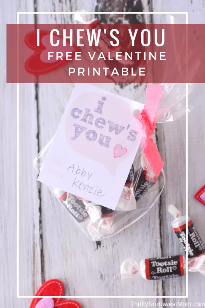 I Chews You Valentines for Kids - About a Mom