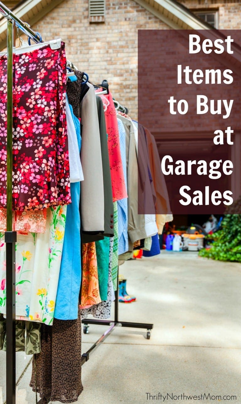 Garage Sale Treasure - The 10 Best Items to Buy at Garage Sales