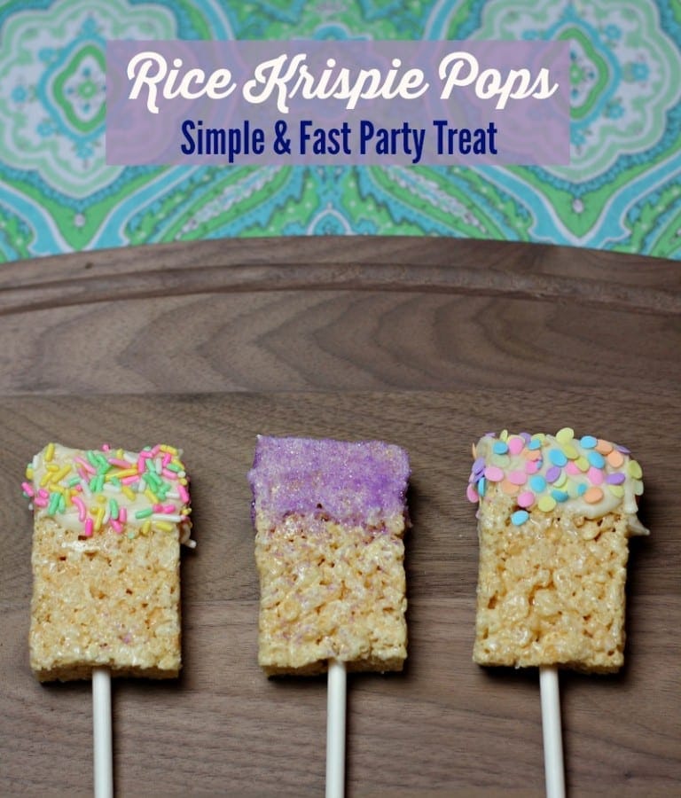 Rice Krispie Pops