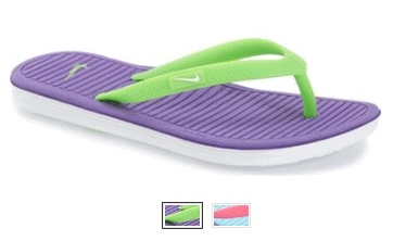 nike solarsoft flip flops kids