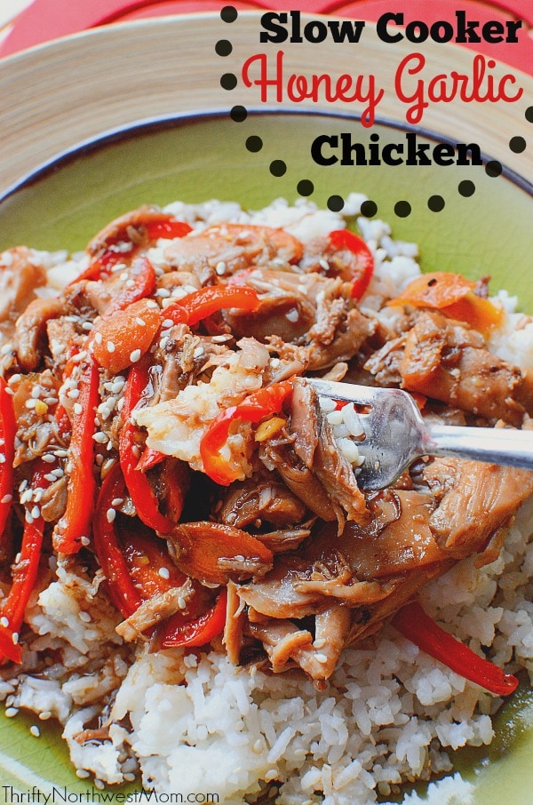 Slow Cooker Honey Garlic Chicken