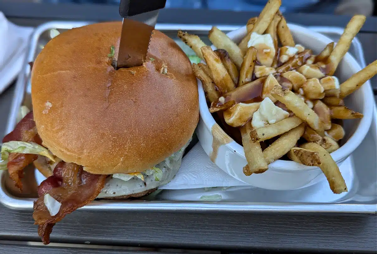 Burger & Poutine at El Furniture Warehouse