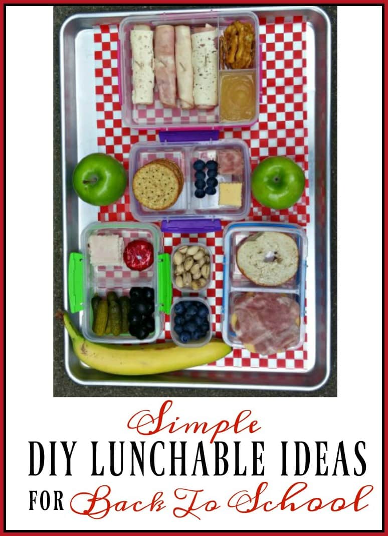 Homemade Pizza Lunchable for Back to School - Glitter On A Dime