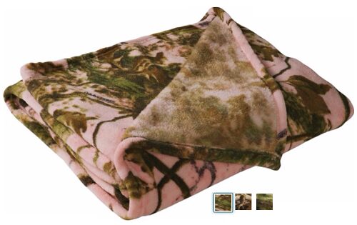 Cabela’s Camouflage Coral-Fleece Throw $7.99 (Reg $19.99)