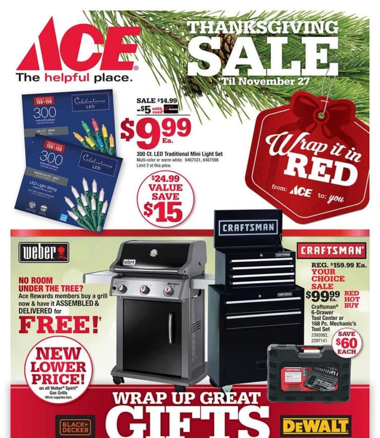 Ace hardware Black Friday 2017