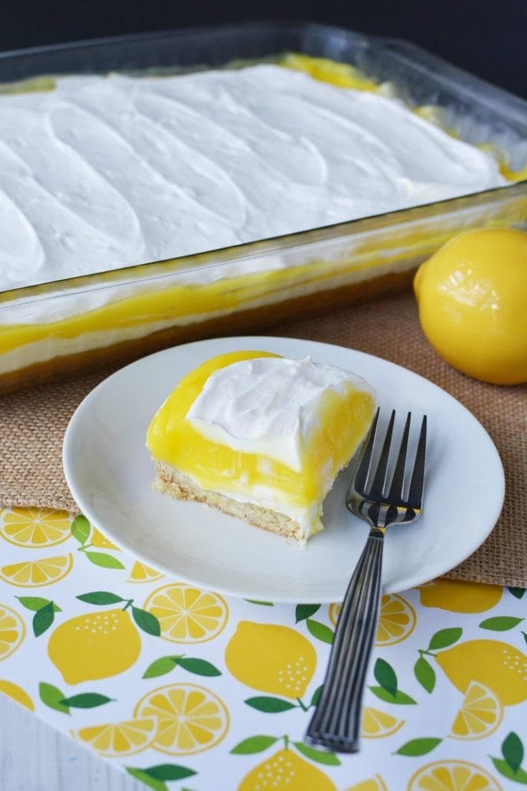 Lemon and Cream Cheese Whip Dessert Recipe - Thrifty NW Mom