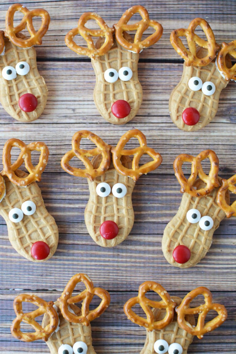 Christmas Cookie Recipes: No Bake Reindeer Cookies - So CUTE! - Thrifty ...