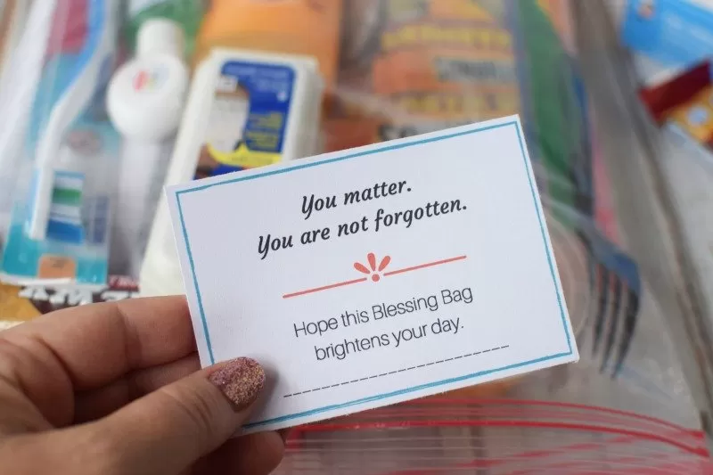 Blessing Bag Ideas for Random Acts of Kindness