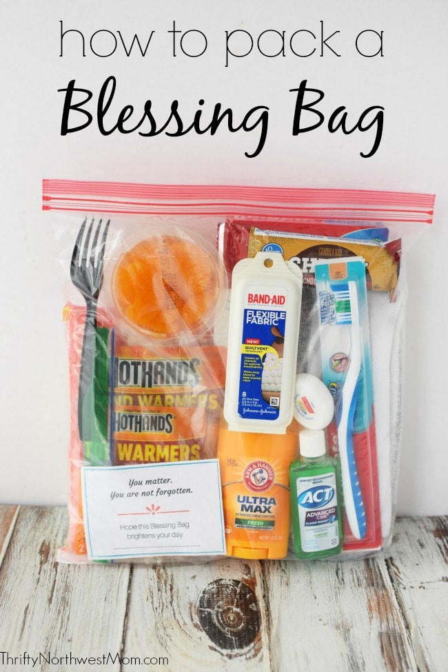 Blessing Bags  How to create  FREE Checklist
