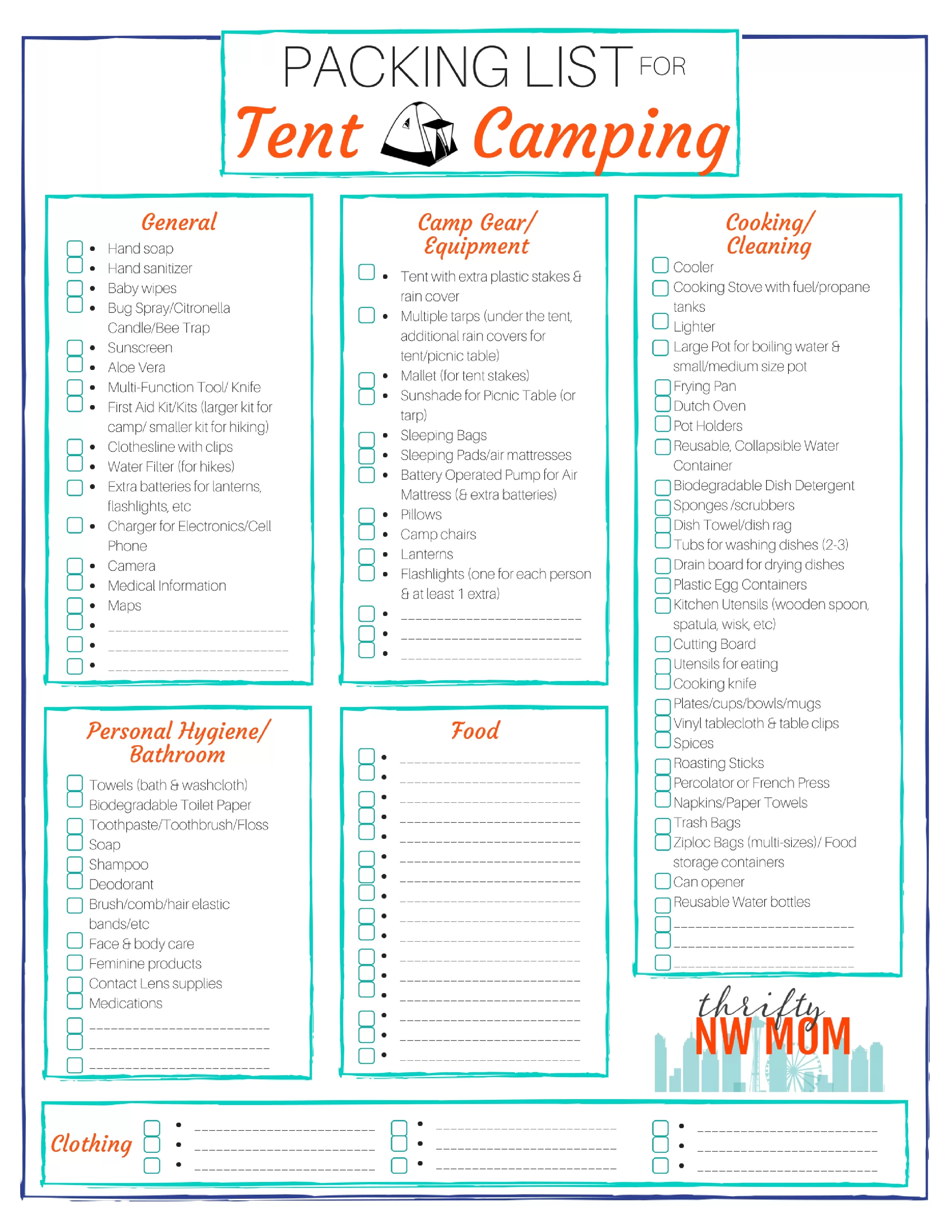 Family Camping Checklist: A List of Camping Essentials