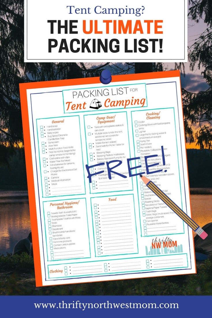 Easy to use and affordable The Ultimate Printable Camping Checklist to Make  Life Easier — The Teaching Distillery, camping essentials