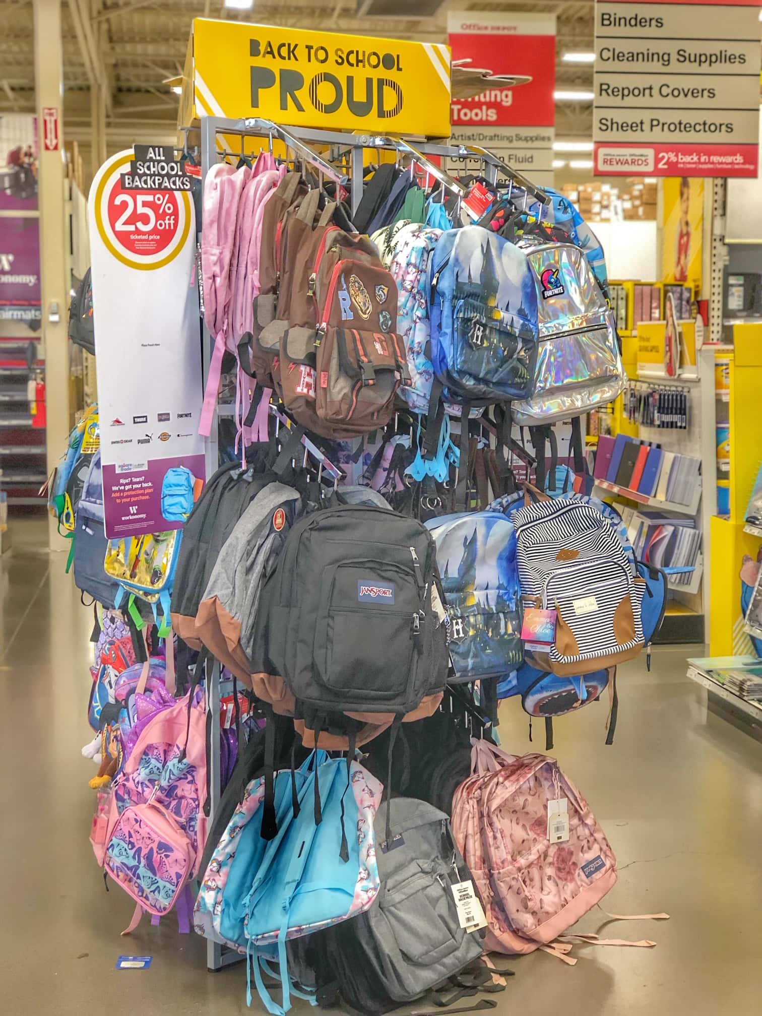 office max bookbags