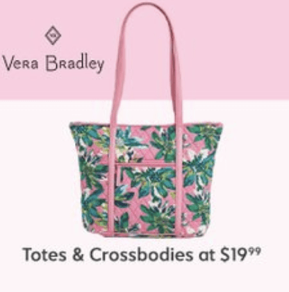 vera bradley iconic tote sale