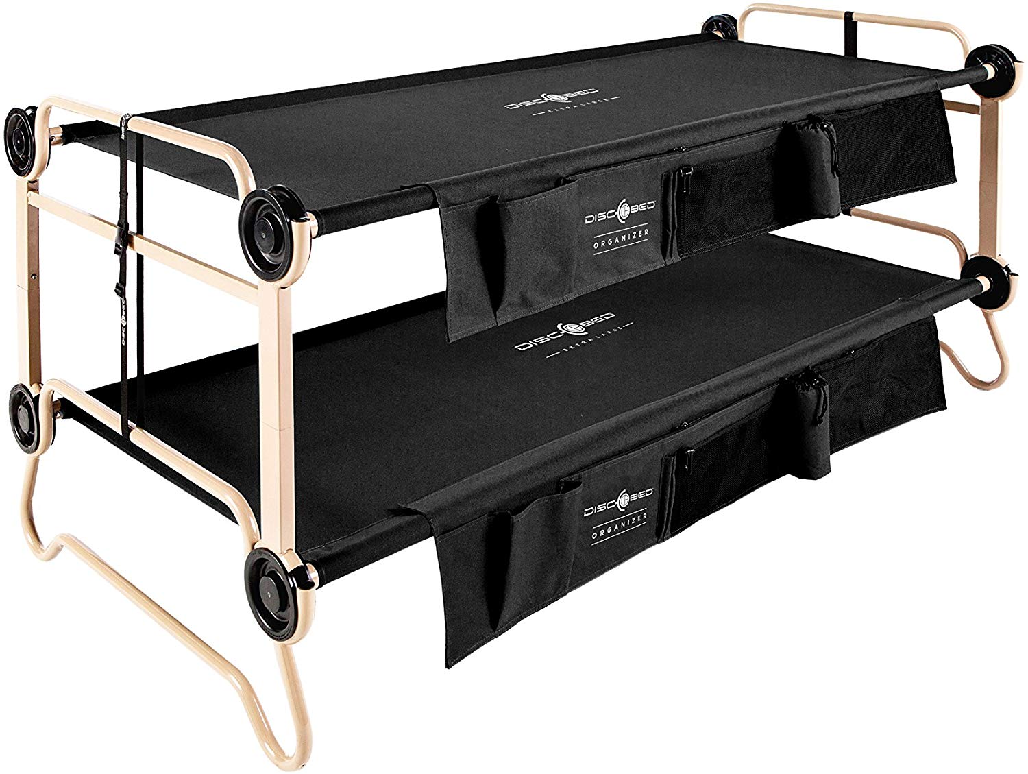 Portable Bunk Bed Cots By Disc O Bed for Adults & Kids On Sale