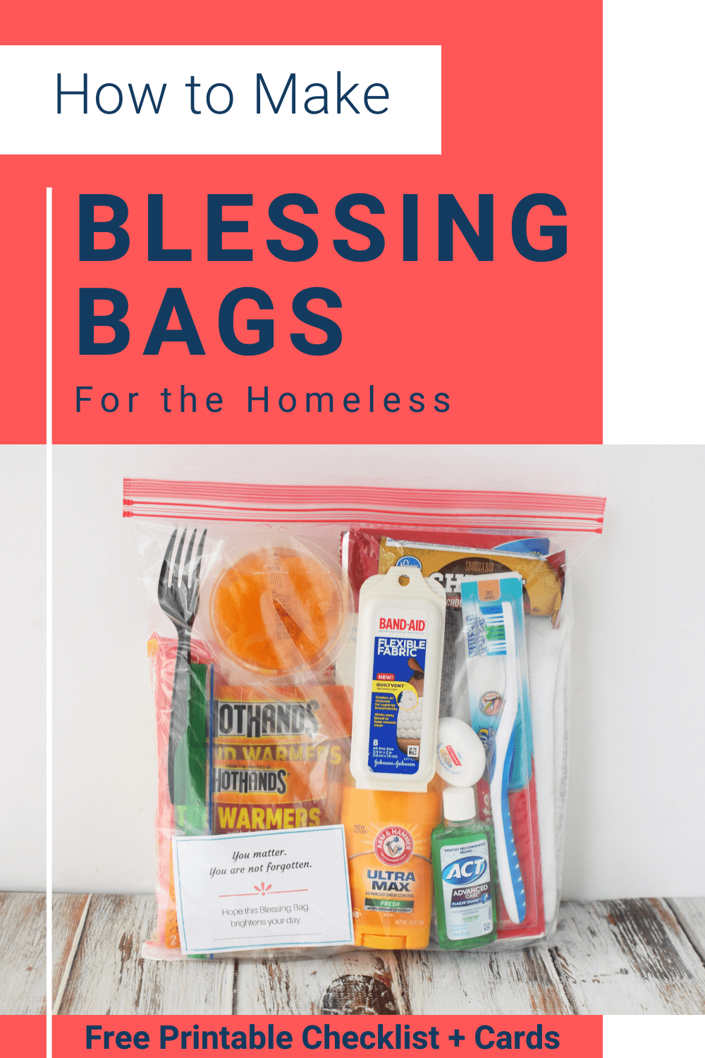 How to Make Blessing Bags For Those in Need