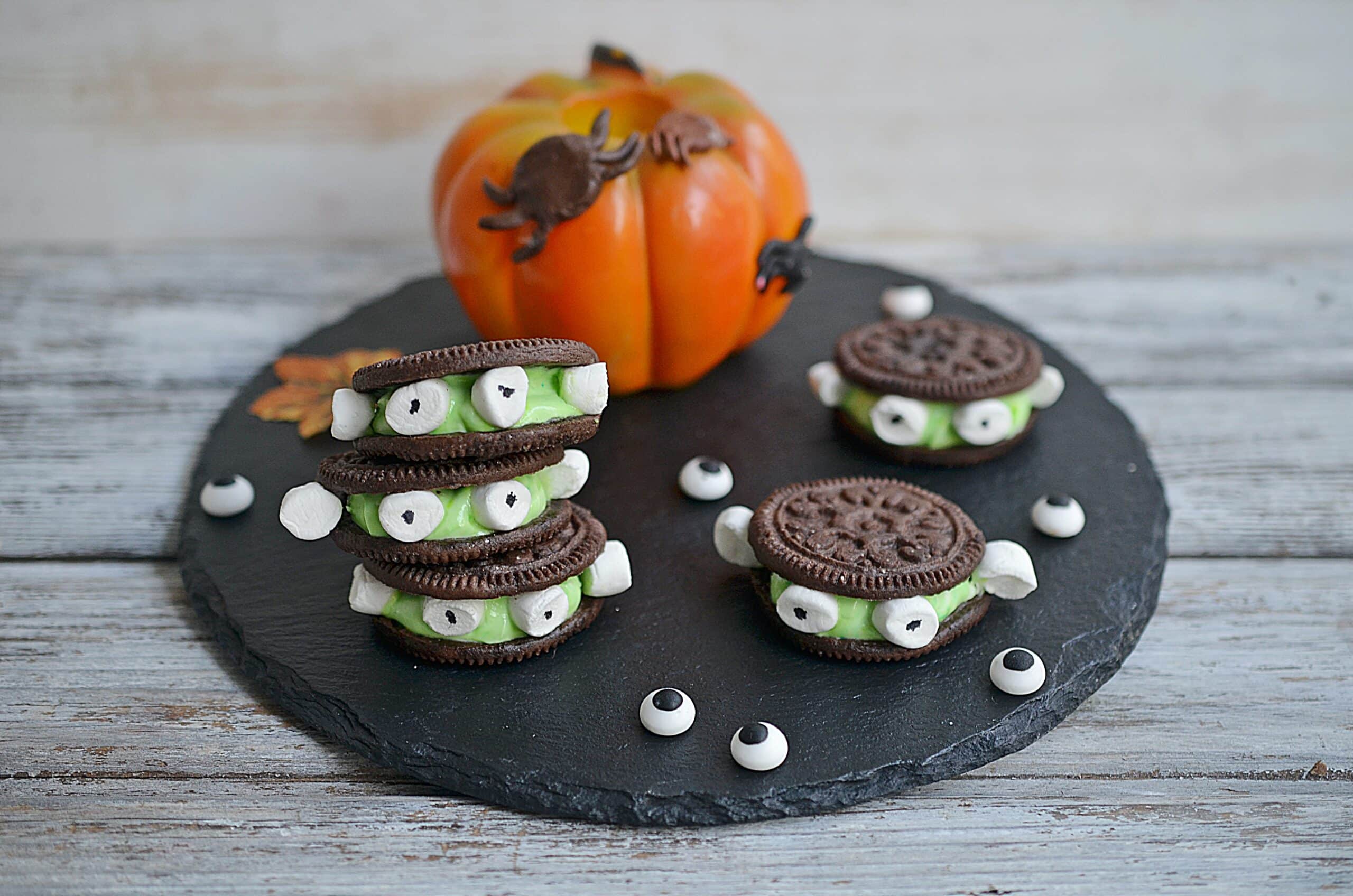 Frankenstein Cookies for Halloween