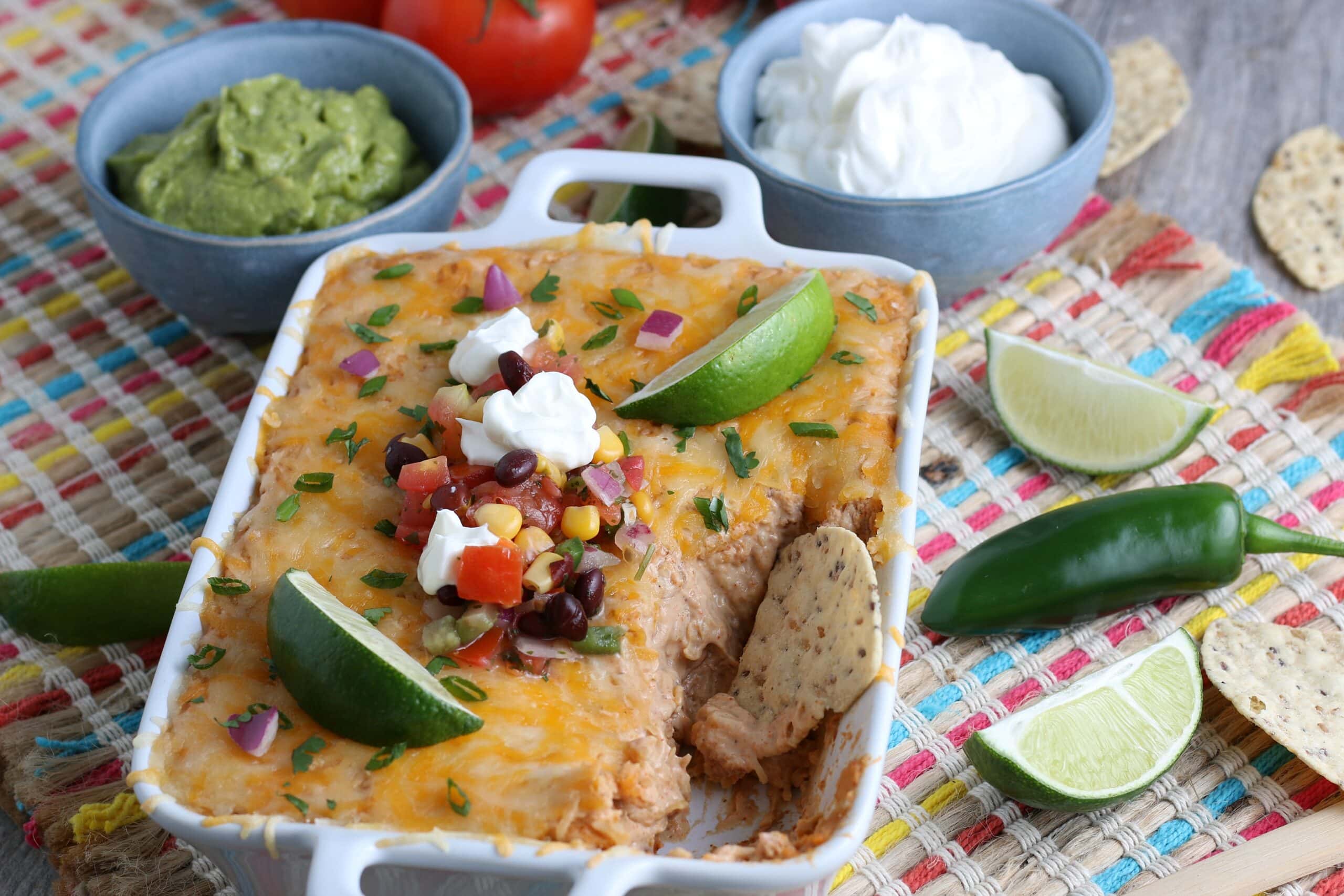 Easy Mexican Bean Dip Recipe 5 Minutes to Prep & So Delicious