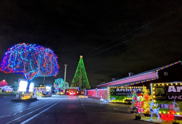 Holiday Magic Drive Thru Christmas Lights at the Washington State Fair - Thrifty NW Mom